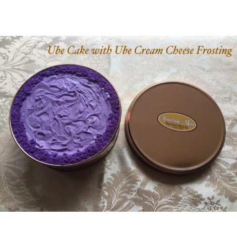 Ube Cake w/Ube Cream Cheese Frosting